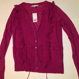 Banana Republic Pink Long Sleeve Blouse/Cardigan